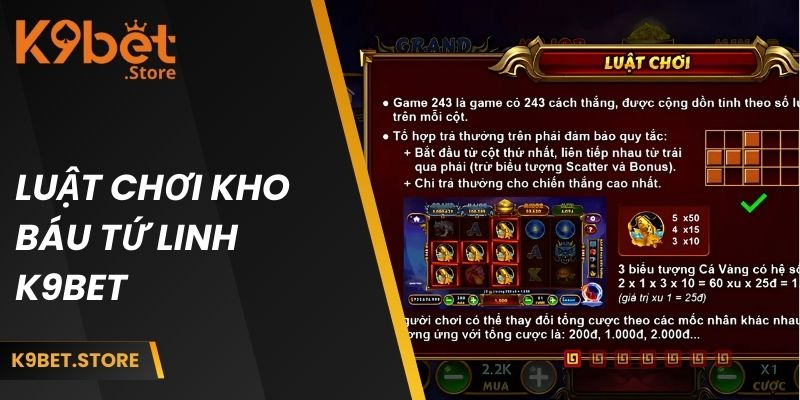 Luật chơi kho báu tứ linh