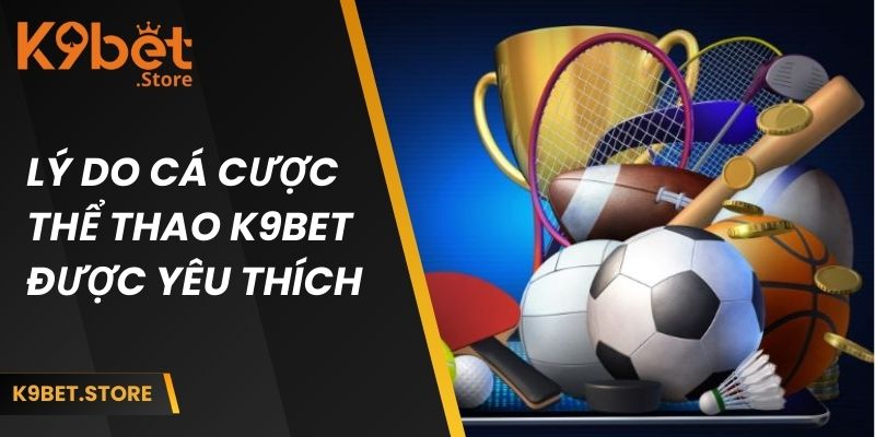 Lý do cá cược thể thao k9bet được yêu thích